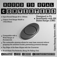 Round To Oval Bases Size Converters 3d Print Full Range
