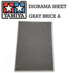 Tamiya Diorama Sheet (Gray Brick A) 87169 - Hobby Heaven
