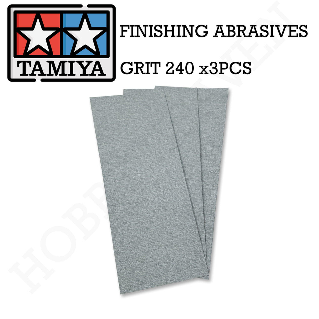 Tamiya Finishing Abrasive P240 X 3 87093 - Hobby Heaven