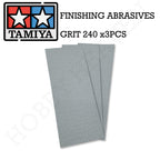 Tamiya Finishing Abrasive P240 X 3 87093 - Hobby Heaven