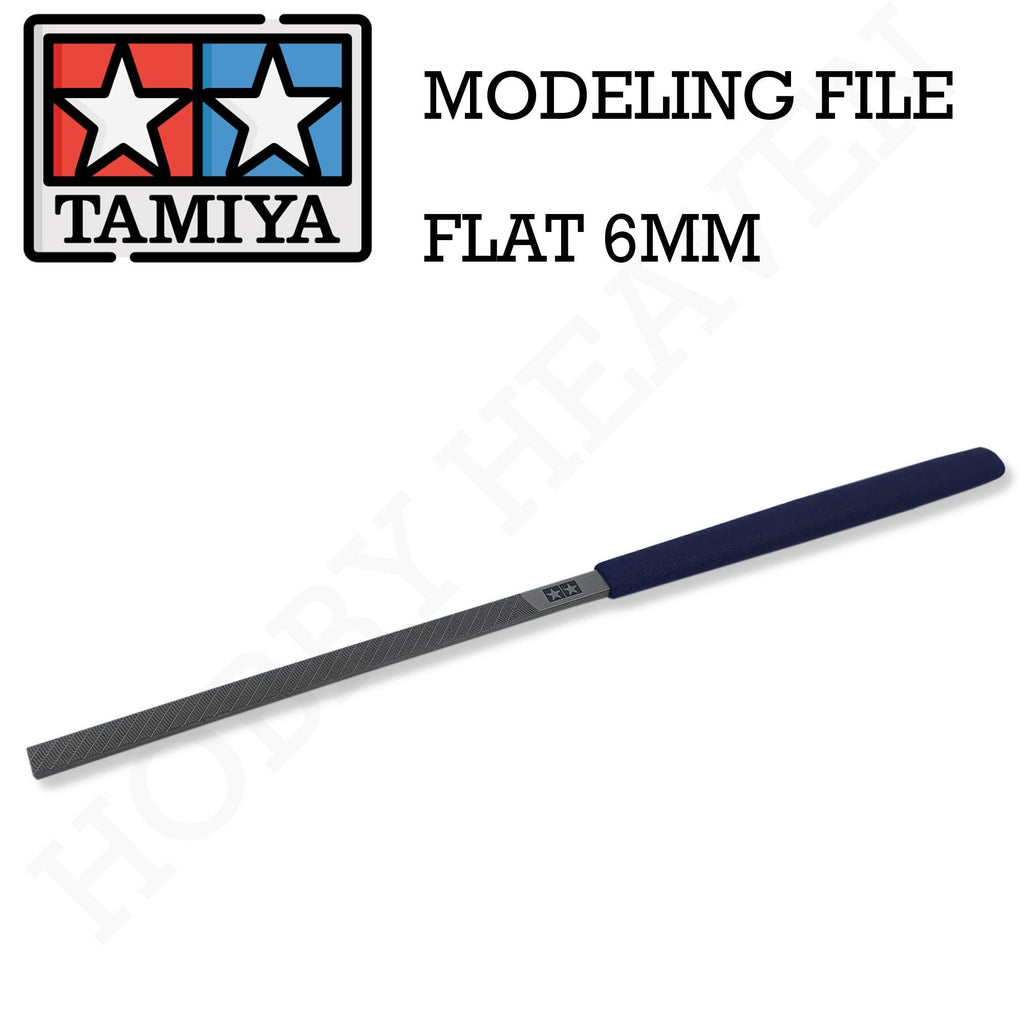 Tamiya Modelling File Flat 6mm 74069 - Hobby Heaven
