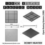160mm Square Plastic Wargaming Base – 3D Printed Bases for Tabletop Miniatures