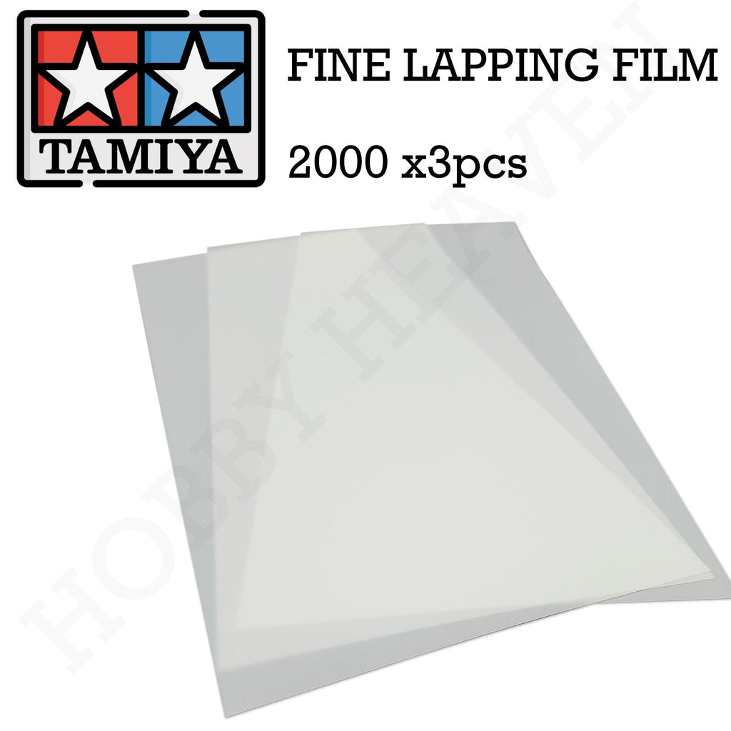 Tamiya Fine Lapping Film 2000X 3pcs 87191 - Hobby Heaven