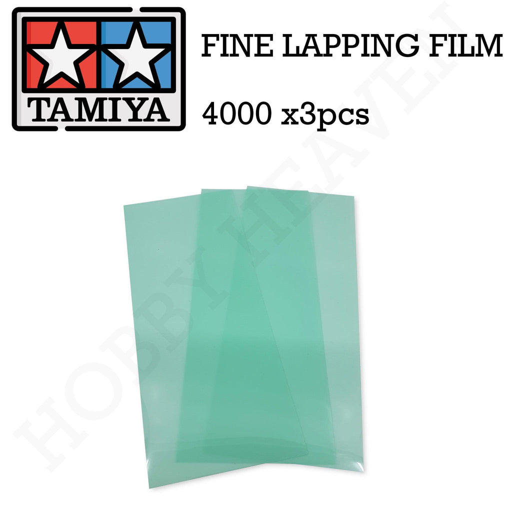 Tamiya Fine Lapping Film 4000 X 3pcs 87185 - Hobby Heaven