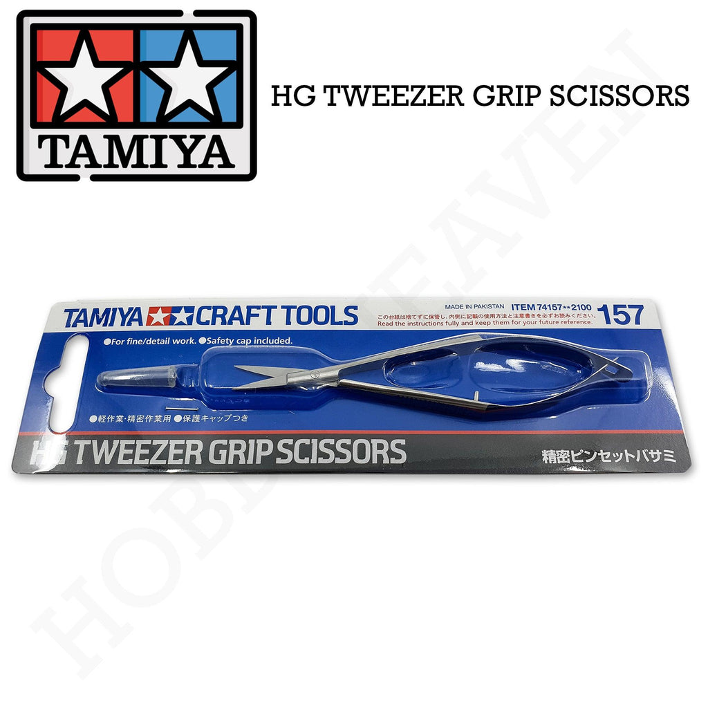 Tamiya Hg Tweezer Grip Scissors 74157 - Hobby Heaven