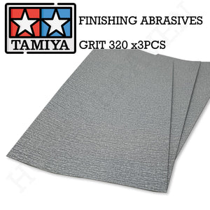 Tamiya Finishing Abrasive P320 X 3pcs 87094 - Hobby Heaven