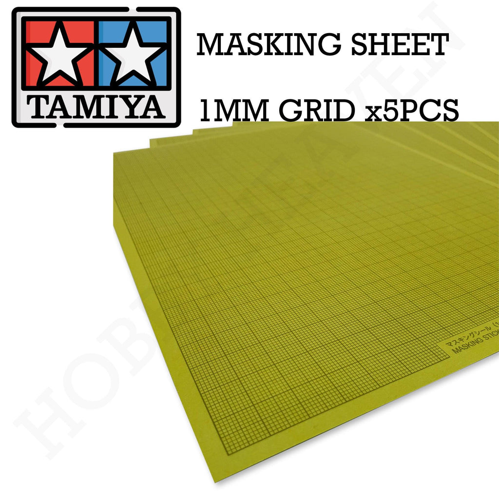 Tamiya Masking Sheet 1Mm Grid X 5pcs 87129 - Hobby Heaven