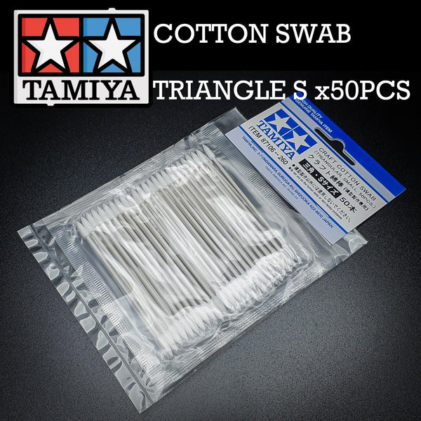 Tamiya Cotton Swab Triangle Small x50 87106 - Hobby Heaven
