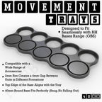 40mm Movement Trays for Miniatures | Tabletop Wargames Compatible | Full Range