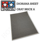 Tamiya Diorama Sheet (Gray Brick A) 87169 - Hobby Heaven