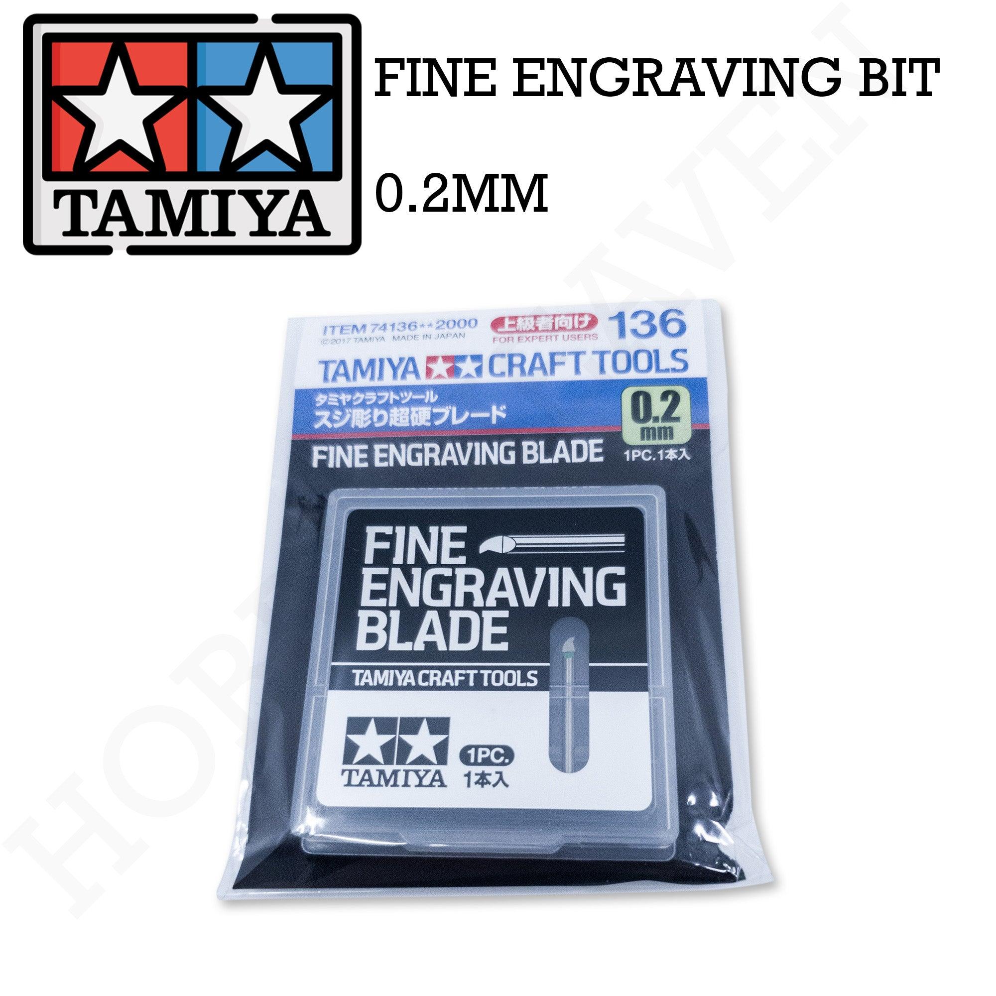 Tamiya Fine Engraving Bit 0.2mm 74136 - Hobby Heaven