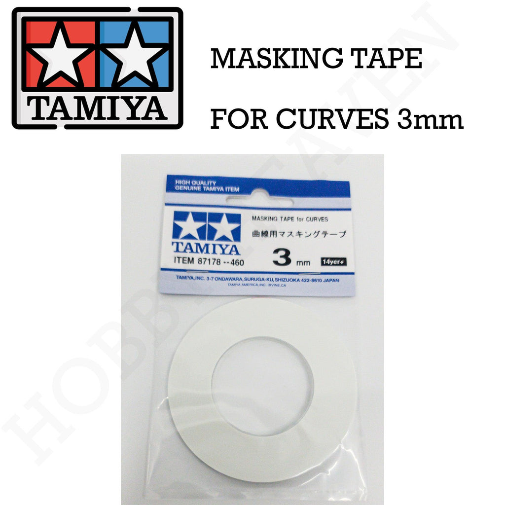 Tamiya Masking Tape For Curves 3mm 87178 - Hobby Heaven