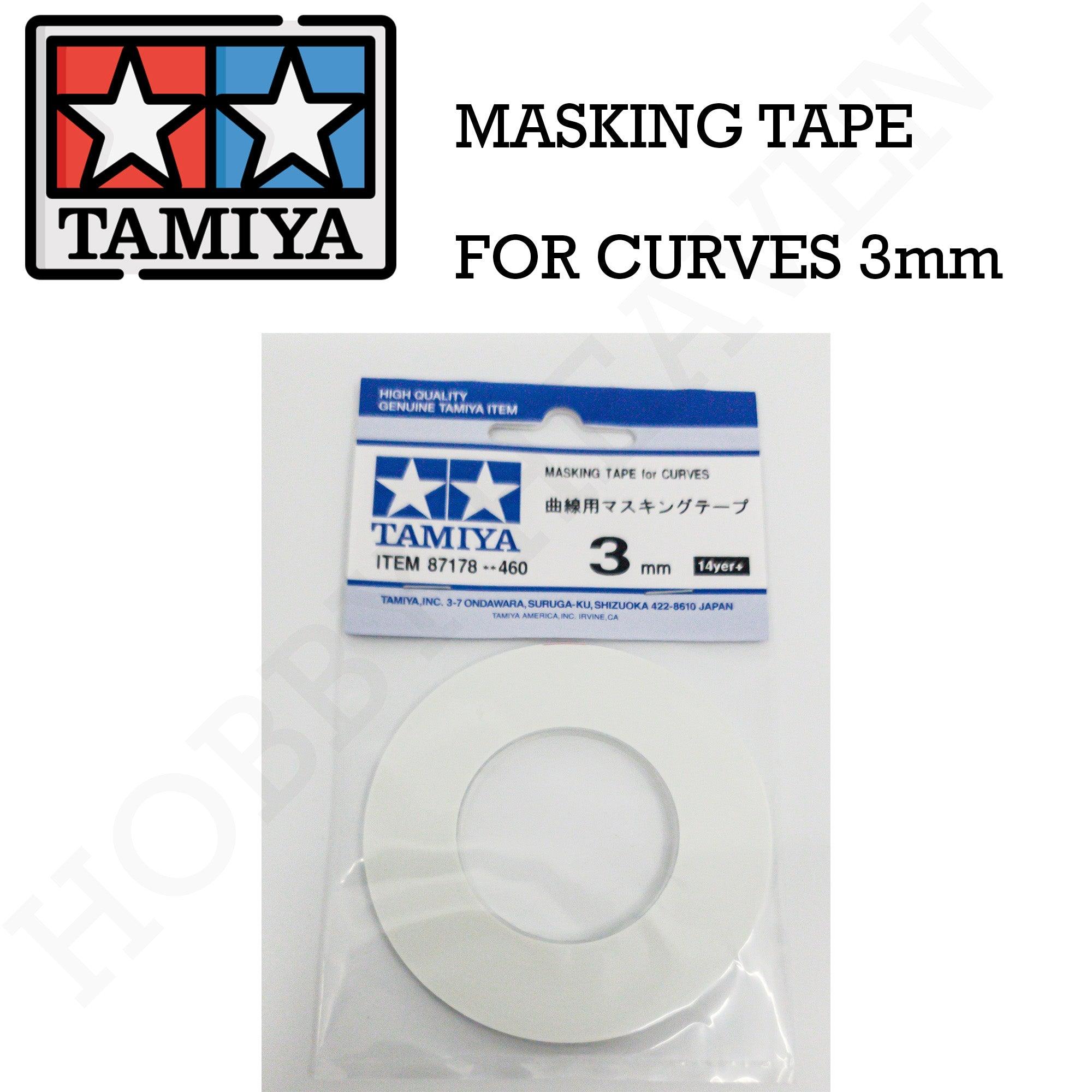 Tamiya Masking Tape For Curves 3mm 87178 - Hobby Heaven