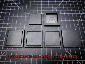 40 to 50mm Square Bases Converters 3d Print