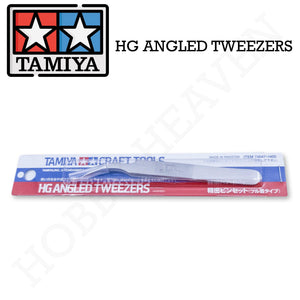 Tamiya Hg Angled Tweezers 74047 - Hobby Heaven