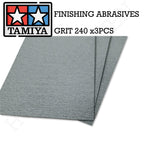 Tamiya Finishing Abrasive P240 X 3 87093 - Hobby Heaven
