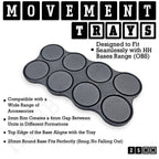 25mm Movement Trays for Tabletop Games | Waargaming | Full Range