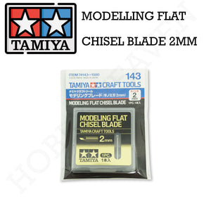 Tamiya Modelling Flat Chisel Blade 2Mm 74143 - Hobby Heaven