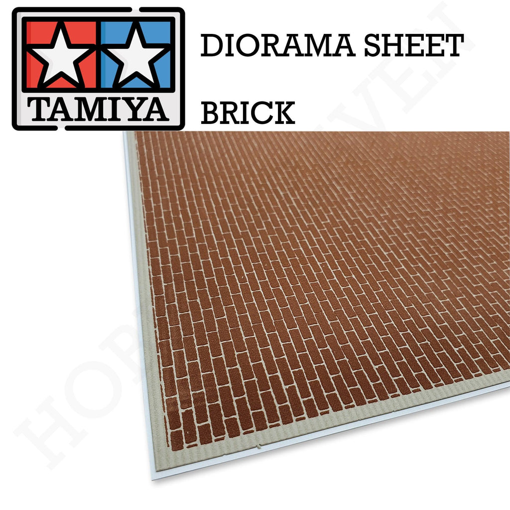 Tamiya Diorama Sheet (Brick) 87168 - Hobby Heaven