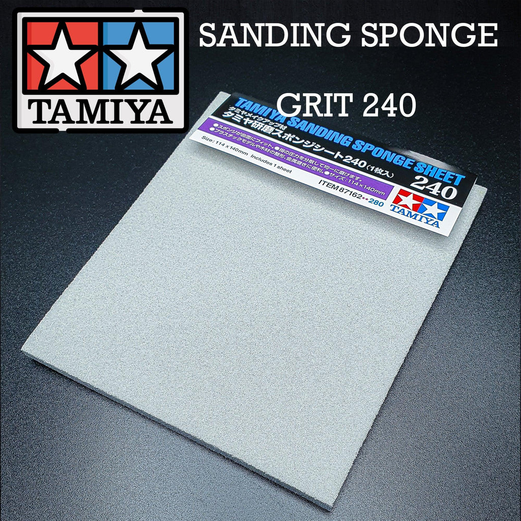 Tamiya Sanding Sponge Sheet 240 87162 - Hobby Heaven