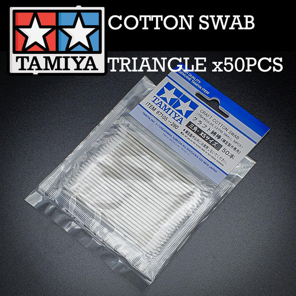 Tamiya Cotton SwabTriangle Xtra Small x50pcs 87105 - Hobby Heaven