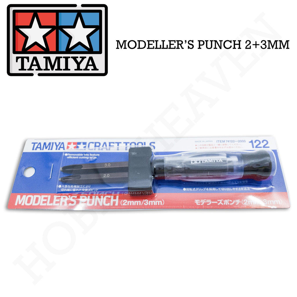 Tamiya Modellers Punch 2mm/3mm 74122 - Hobby Heaven
