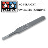 Tamiya Hg Straight Tweezers Round Tip 74109 - Hobby Heaven
