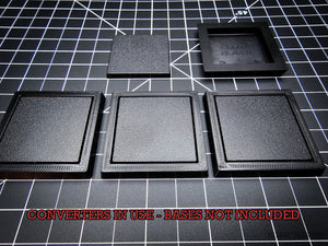 40 to 50mm Square Bases Converters 3d Print