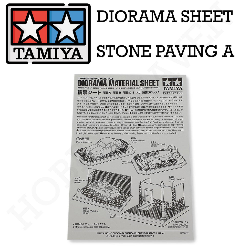 Tamiya Diorama Sheet Stone Paving A 87165 - Hobby Heaven