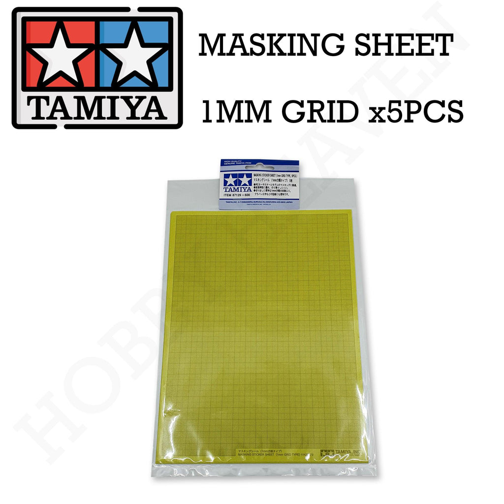Tamiya Masking Sheet 1Mm Grid X 5pcs 87129 - Hobby Heaven