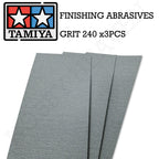 Tamiya Finishing Abrasive P240 X 3 87093 - Hobby Heaven
