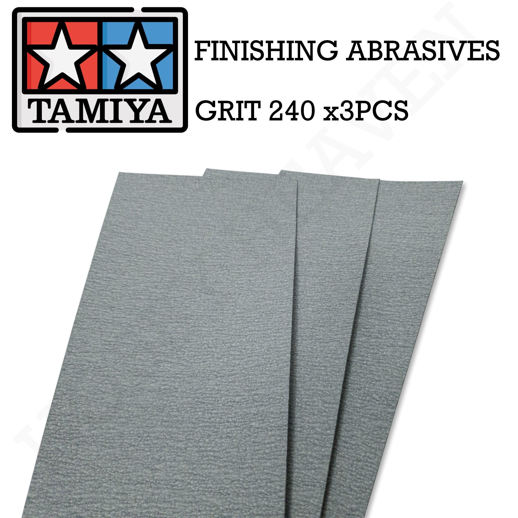 Tamiya Finishing Abrasive P240 X 3 87093 - Hobby Heaven