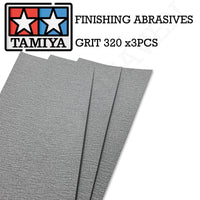 Tamiya Finishing Abrasive P320 X 3pcs 87094 - Hobby Heaven
