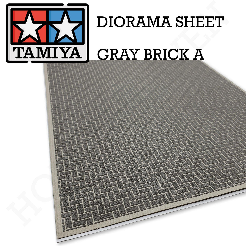 Tamiya Diorama Sheet (Gray Brick A) 87169 - Hobby Heaven