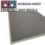 Tamiya Diorama Sheet (Gray Brick A) 87169 - Hobby Heaven