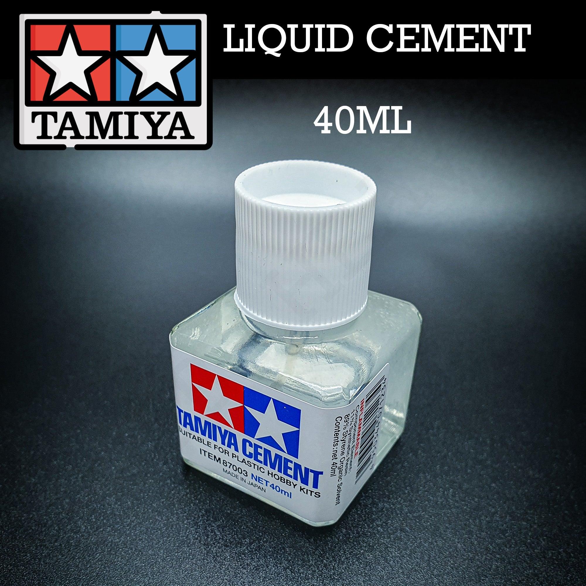Tamiya Cement - 1 x 40ml. Glue manufactured by Tamiya (ref. TAM87003, also  4950344870035 and 87003)