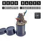 Open Basing System Hero Bases Display Extenders .stl Pack