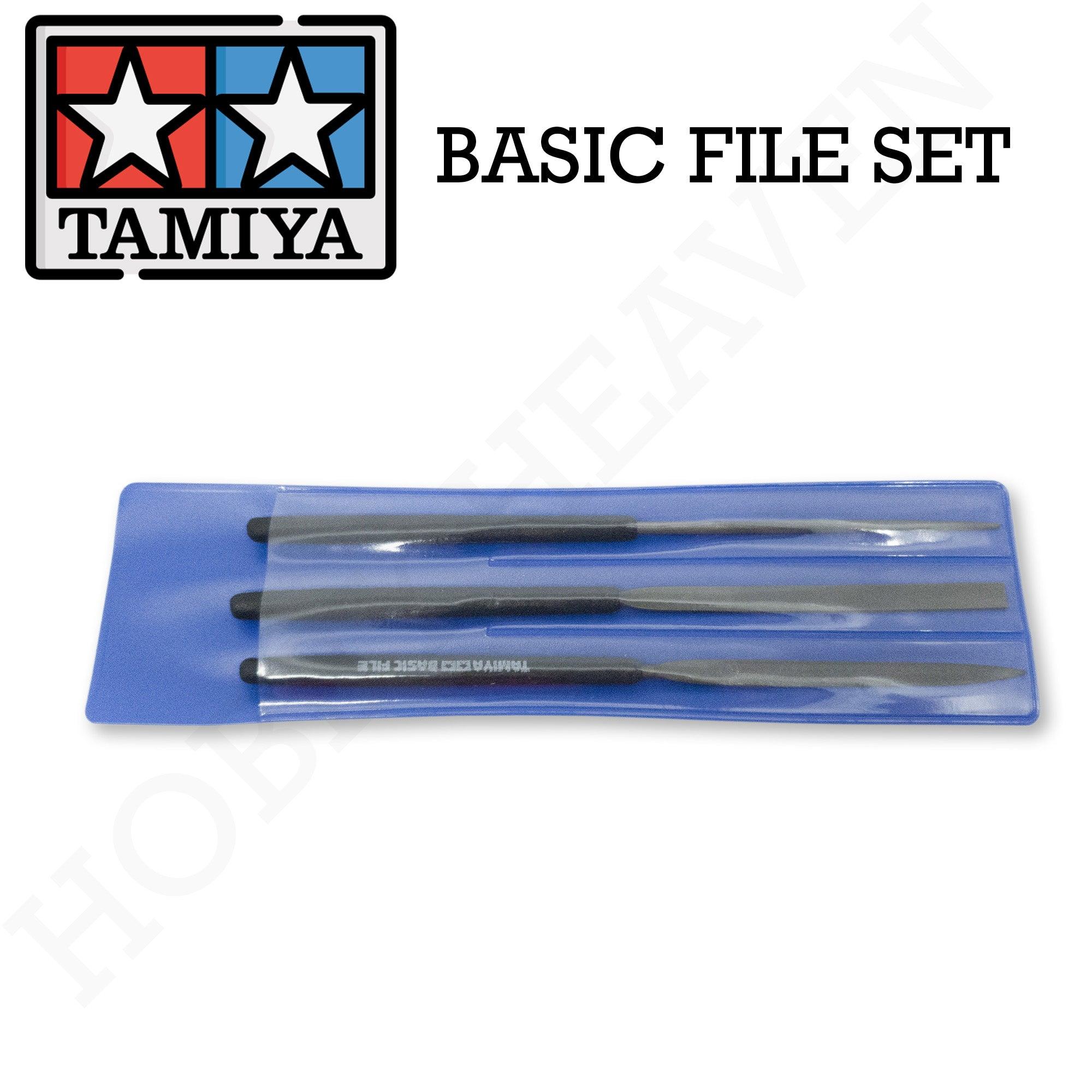 Tamiya Basic File Set Smooth Double Cut 74104 - Hobby Heaven