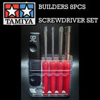 Tamiya Builders 8pcs Screwdriver Set 74023 - Hobby Heaven