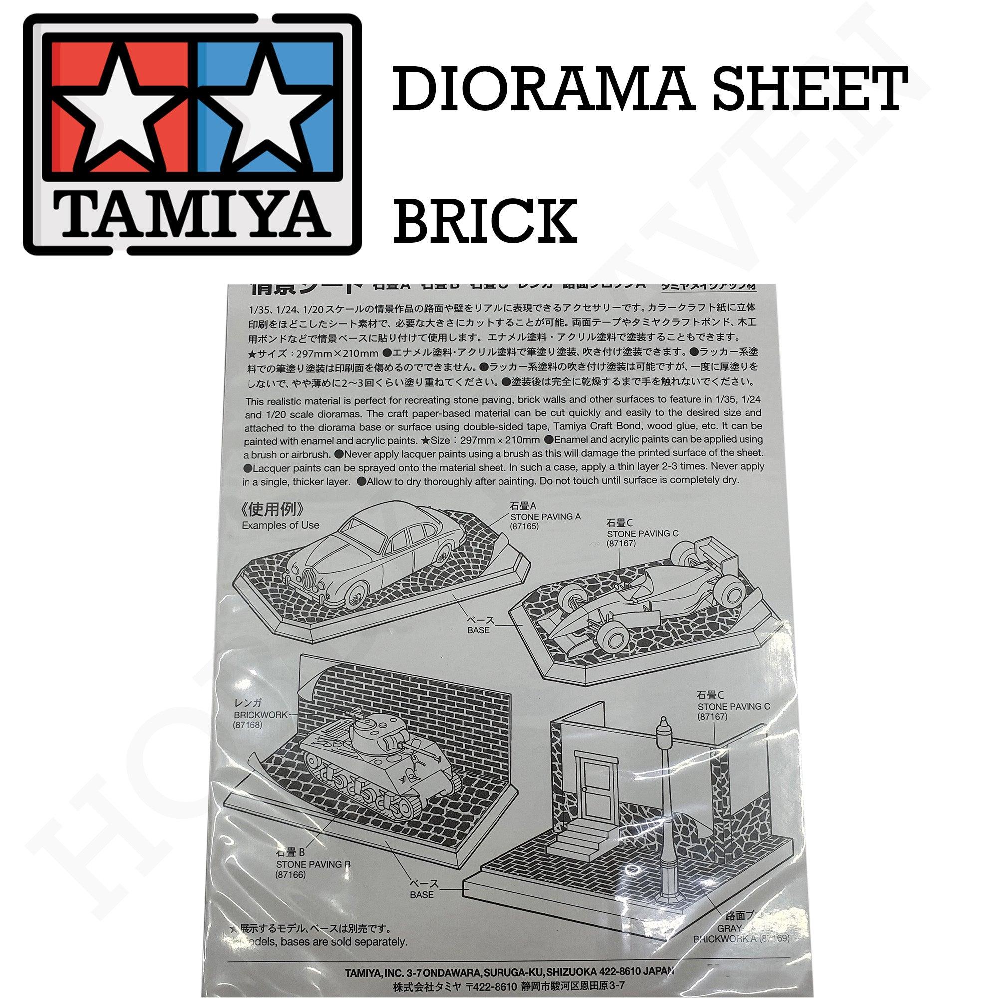 Tamiya Diorama Sheet (Brick) 87168 - Hobby Heaven