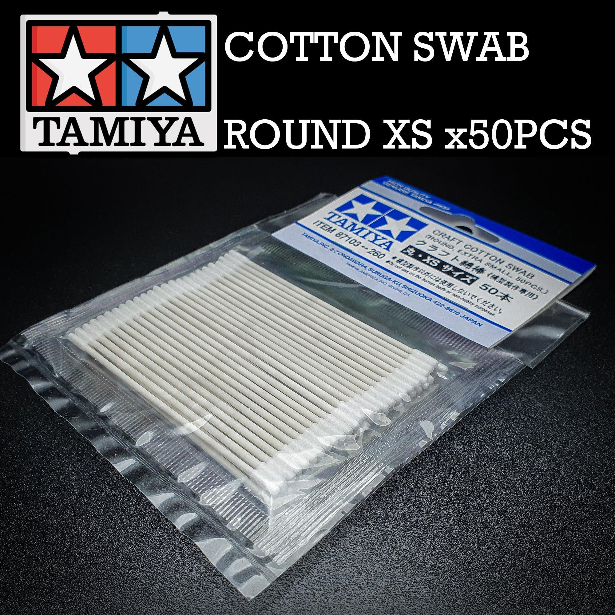 Tamiya Cotton Swab Round Xtra Small x50 87103 - Hobby Heaven