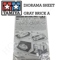 Tamiya Diorama Sheet (Gray Brick A) 87169 - Hobby Heaven
