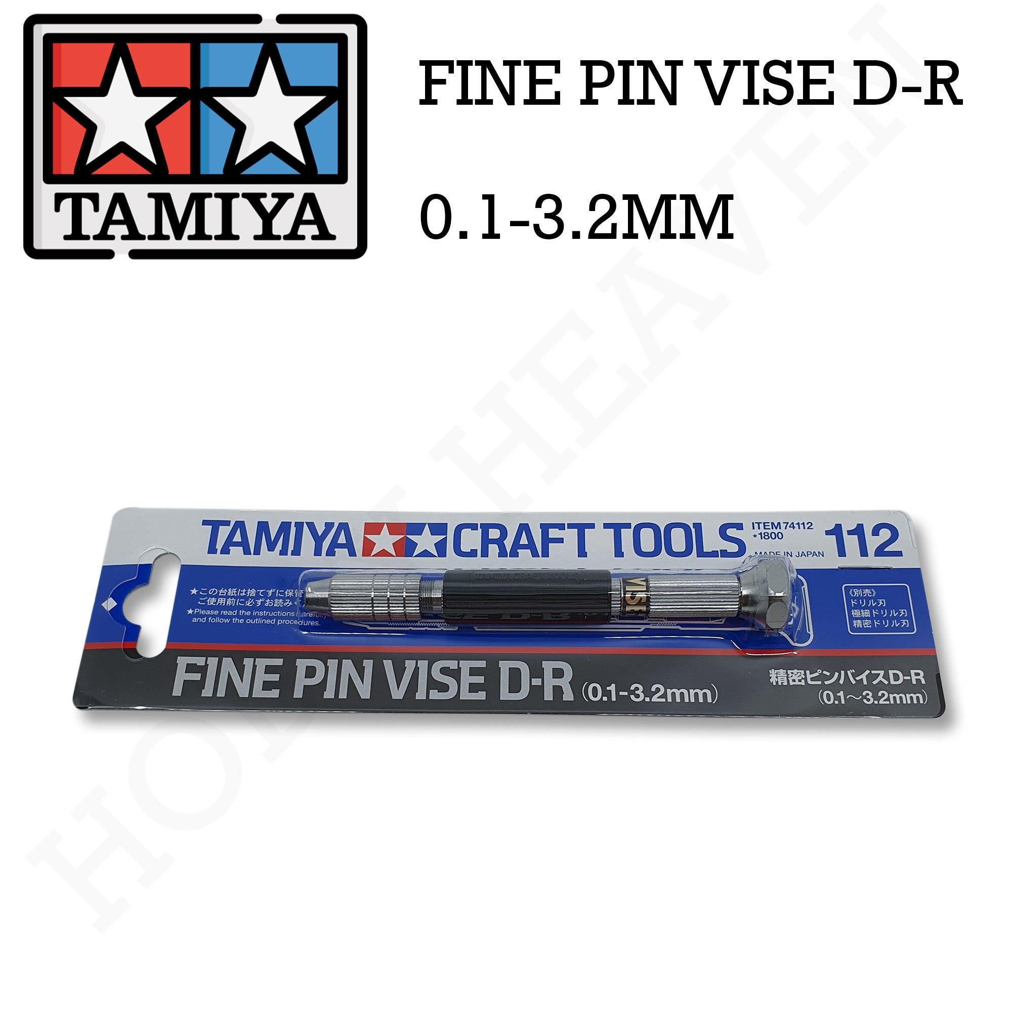 Tamiya Fine Pin Vise D-R 0.1-3.2mm 74112 - Hobby Heaven