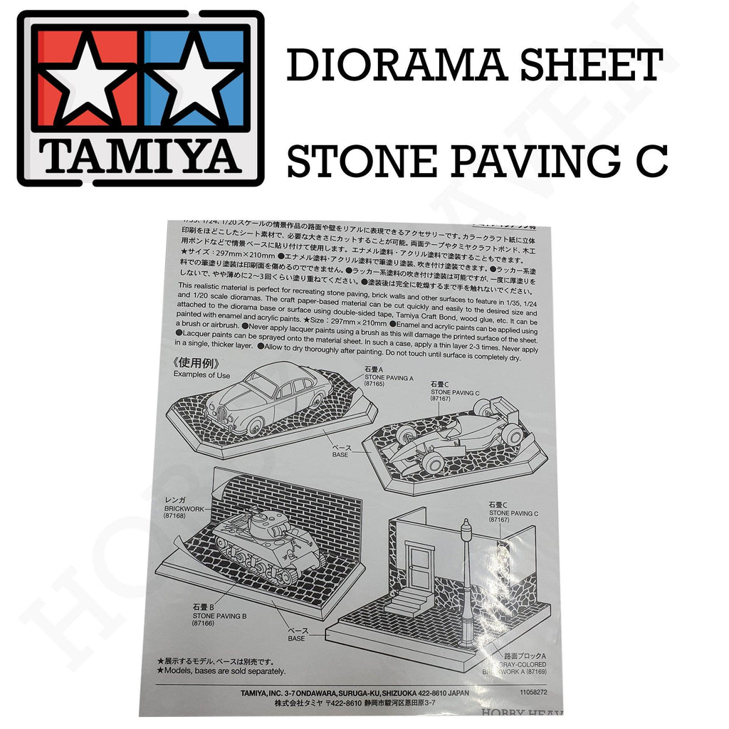Tamiya Diorama Sheet (Stone Paving C) 87167 - Hobby Heaven