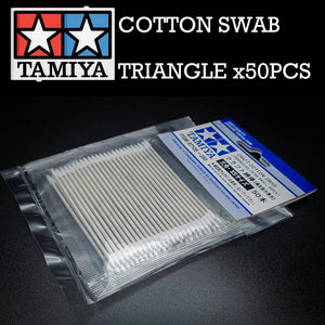 Tamiya Cotton SwabTriangle Xtra Small x50pcs 87105 - Hobby Heaven