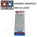 Tamiya Finishing Abrasive P240 X 3 87093 - Hobby Heaven
