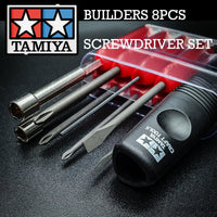 Tamiya Builders 8pcs Screwdriver Set 74023 - Hobby Heaven