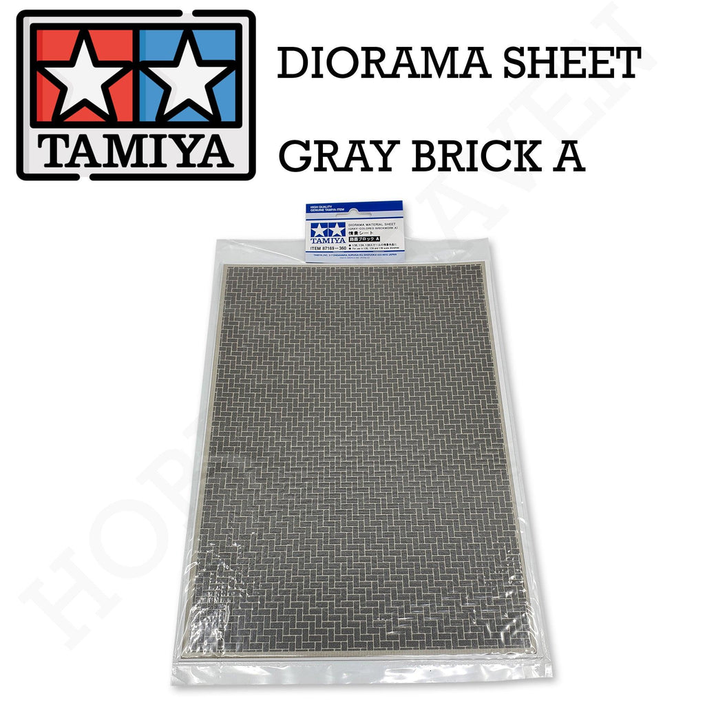 Tamiya Diorama Sheet (Gray Brick A) 87169 - Hobby Heaven