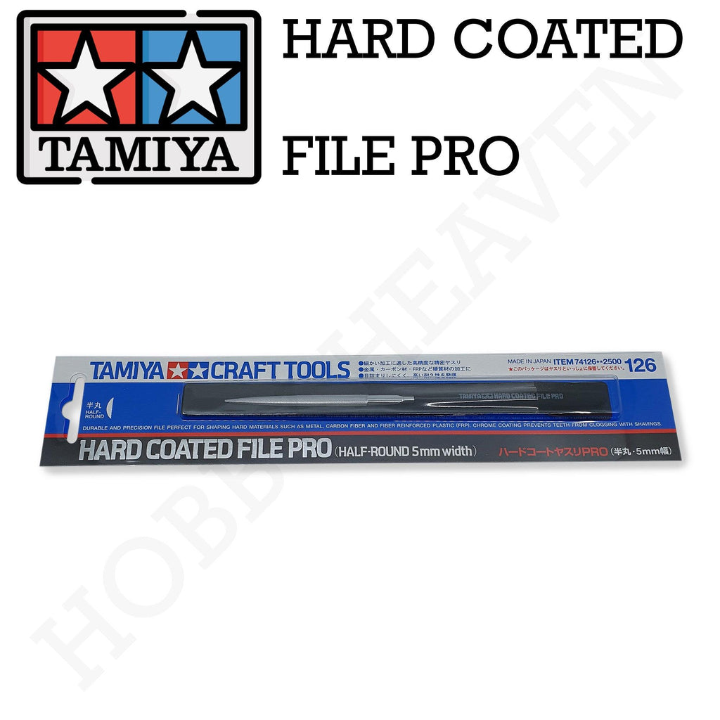 Tamiya Hard Coated File Pro Half Round 5mm 74126 - Hobby Heaven