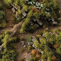 Gamers Grass Strong Green Shrubs applied on diorama base 6mm 75 tufts